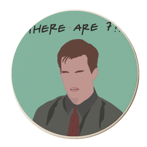 Chandler Bing - personalised beer coaster by Cheryl Boland