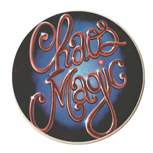 Chaos Magic - personalised beer coaster by ARTECCO