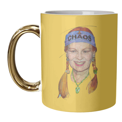 Chaos Vivienne - unique mug by Beverley Rae
