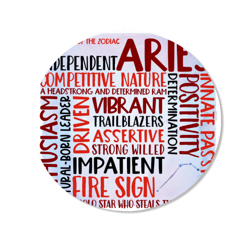 Characteristics Of An Aries - Magnet by All About Words Designs