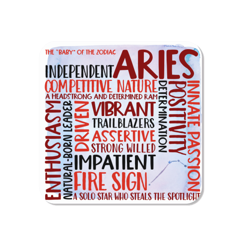 Characteristics Of An Aries - Magnet by All About Words Designs