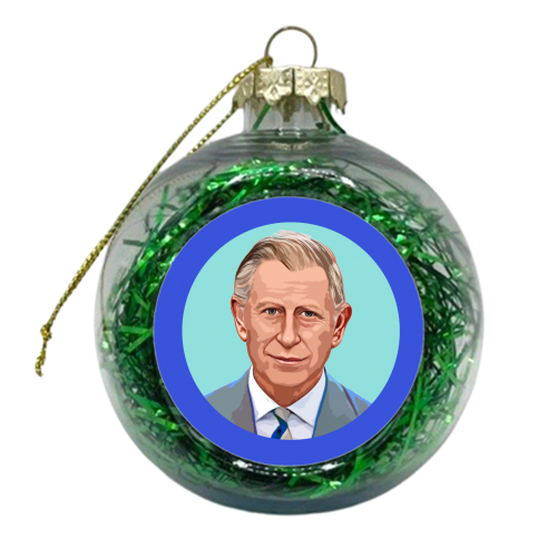 Charles - xmas bauble by DOLLY WOLFE