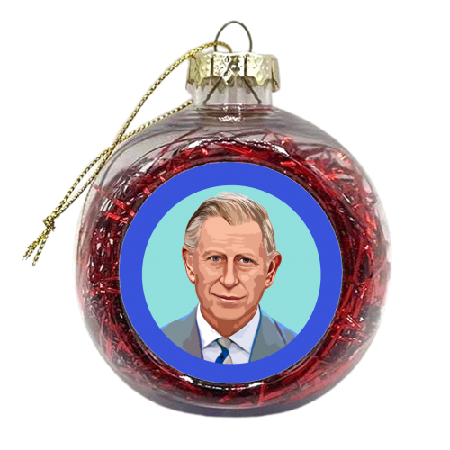 Charles - xmas bauble by DOLLY WOLFE