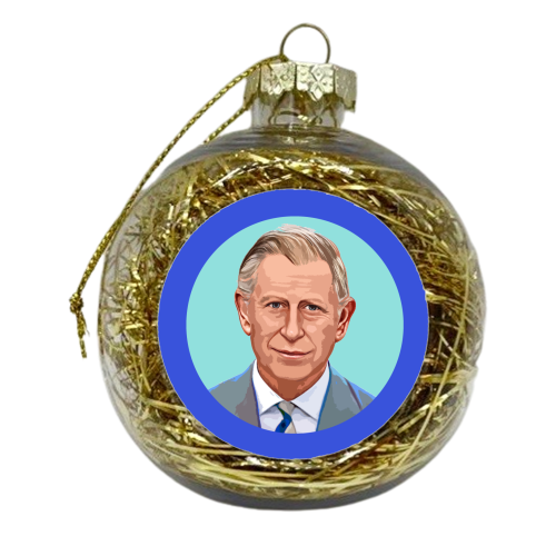 Charles - xmas bauble by DOLLY WOLFE