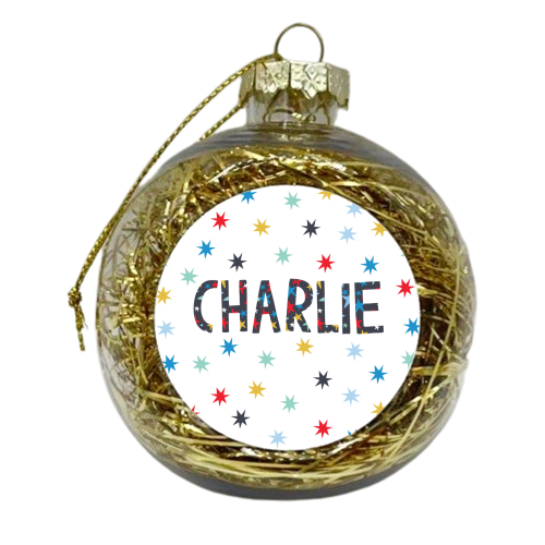 Charlie - xmas bauble by The Boy and the Bear