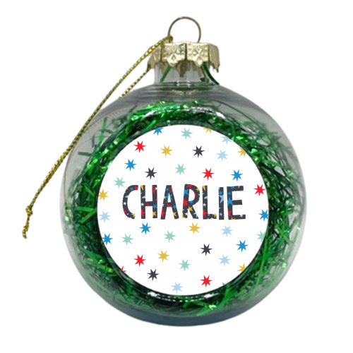 Charlie - xmas bauble by The Boy and the Bear