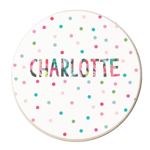 Charlotte - personalised beer coaster by The Boy and the Bear