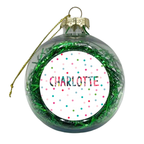 Charlotte - xmas bauble by The Boy and the Bear