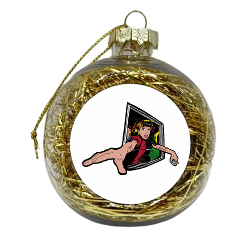 Chasing Amy II - xmas bauble by Si Gross