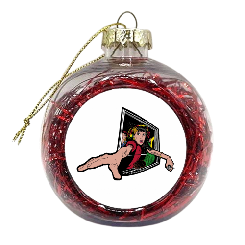 Chasing Amy II - xmas bauble by Si Gross