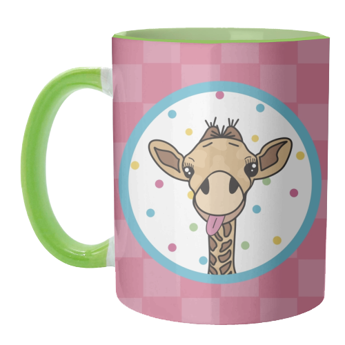 Cheeky Giraffe Print - unique mug by Drawings by Firefly