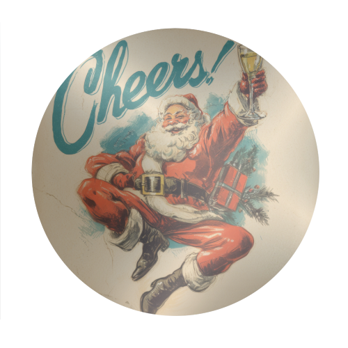 Cheers! - Circle Sticker by DejaReve