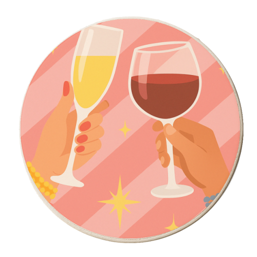 Cheers - personalised beer coaster by Eloise