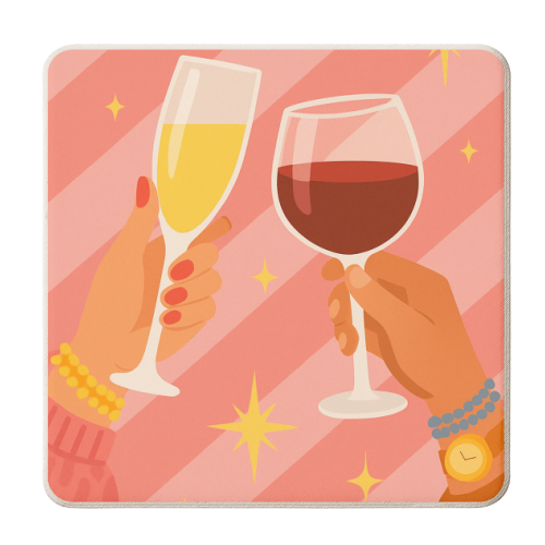 Cheers - personalised beer coaster by Eloise