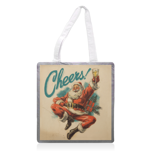 Cheers! - printed canvas tote bag by DejaReve