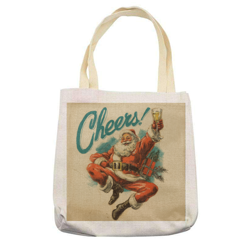 Cheers! - printed canvas tote bag by DejaReve