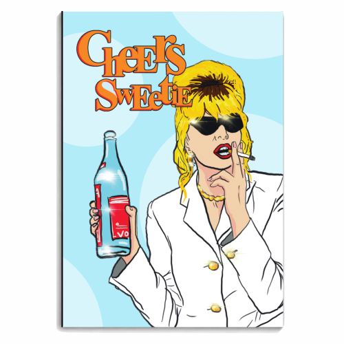 Cheers Sweetie - personalised A4, A5, A6 notebook by Bite Your Granny