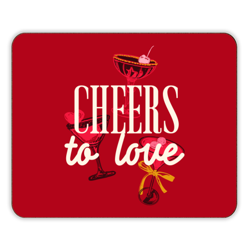 Cheers to love - designer placemat by EZbie