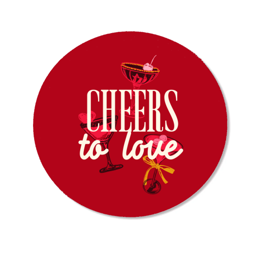 Cheers to love - Magnet by EZbie