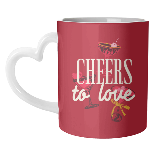 Cheers to love - unique mug by EZbie