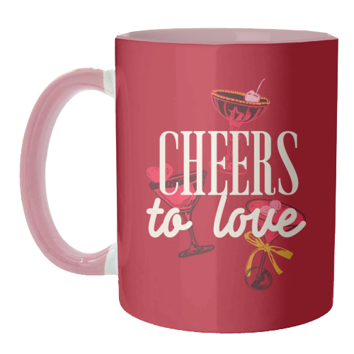 Cheers to love - unique mug by EZbie
