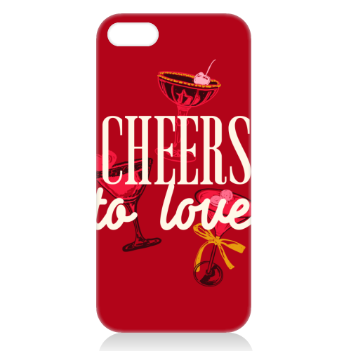 Cheers to love - unique phone case by EZbie