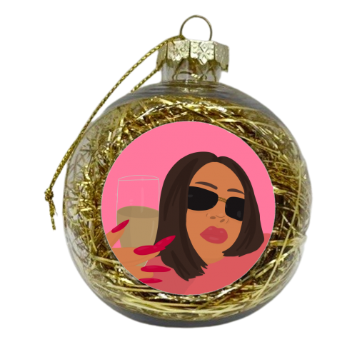 Cheers to That! - xmas bauble by Pink and Pip