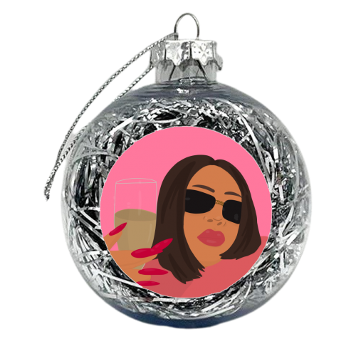 Cheers to That! - xmas bauble by Pink and Pip