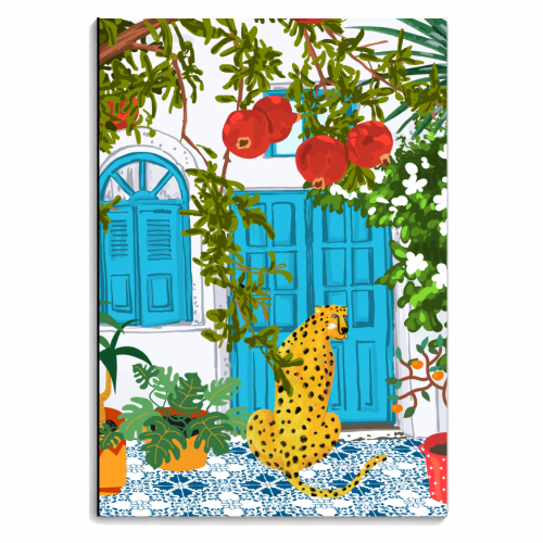 Cheetah Home - personalised A4, A5, A6 notebook by Uma Prabhakar Gokhale