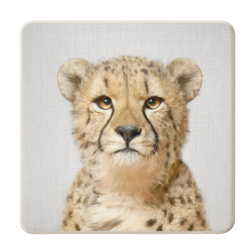 Cheetah - personalised beer coaster by Gal Design