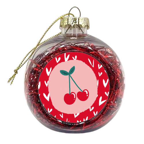 Cherry Baby - xmas bauble by Giddy Kipper
