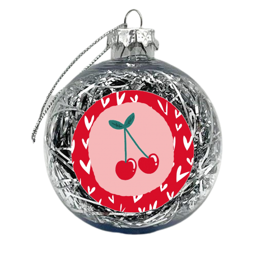 Cherry Baby - xmas bauble by Giddy Kipper
