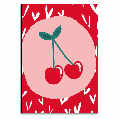 Cherry Baby - personalised A4, A5, A6 notebook by Giddy Kipper