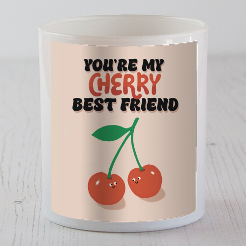 Cherry Best Friend - scented candle by Giddy Kipper