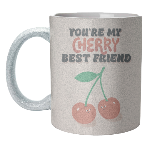 Cherry Best Friend - unique mug by Giddy Kipper