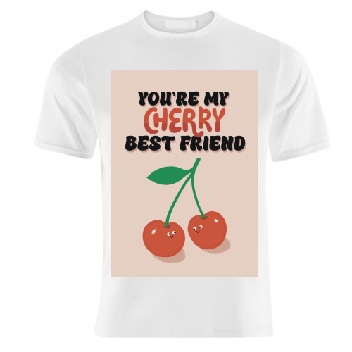 Cherry Best Friend - unique t shirt by Giddy Kipper