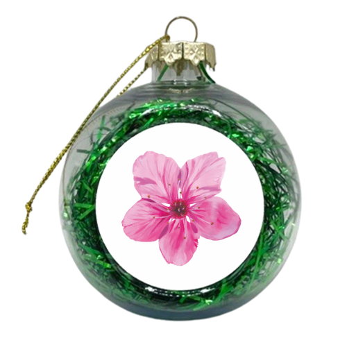 Cherry Blossom - xmas bauble by Loren Harrison
