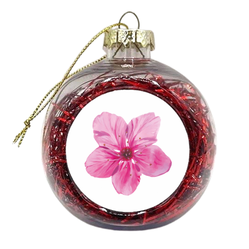 Cherry Blossom - xmas bauble by Loren Harrison