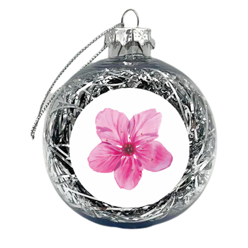 Cherry Blossom - xmas bauble by Loren Harrison
