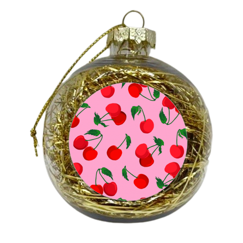 CHERRY - xmas bauble by PEARL & CLOVER