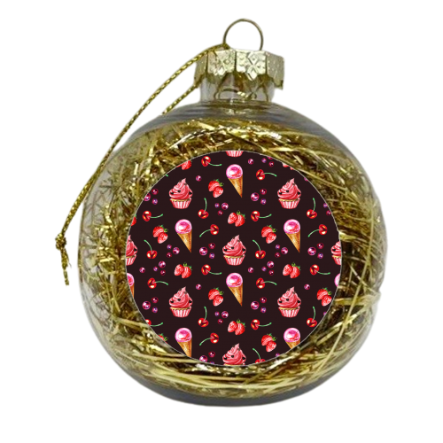 CHERRY ICECREAM - xmas bauble by haris kavalla