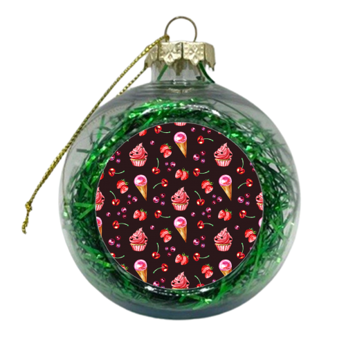 CHERRY ICECREAM - xmas bauble by haris kavalla