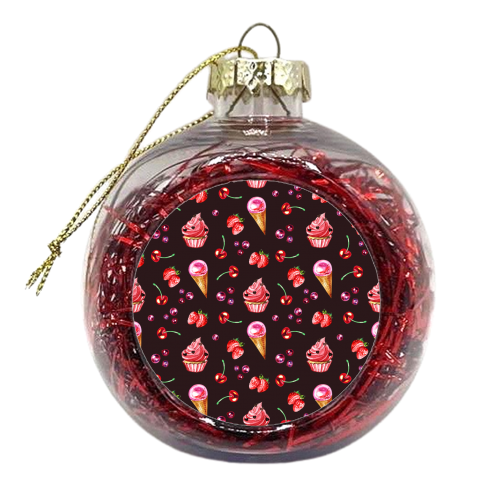 CHERRY ICECREAM - xmas bauble by haris kavalla