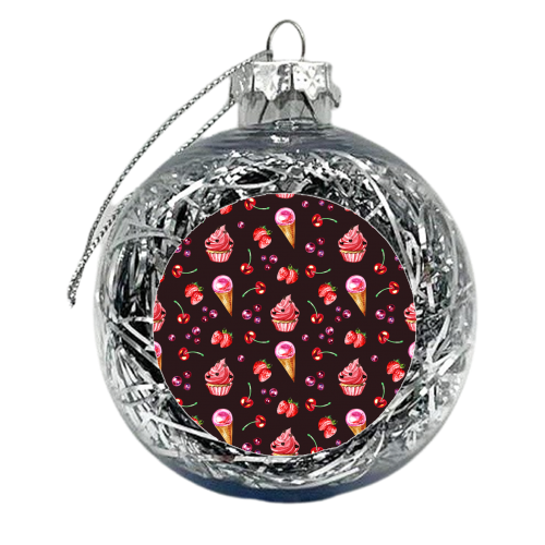 CHERRY ICECREAM - xmas bauble by haris kavalla