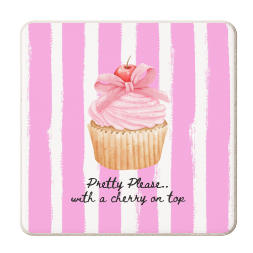 Cherry on top - personalised beer coaster by Ms Doodle