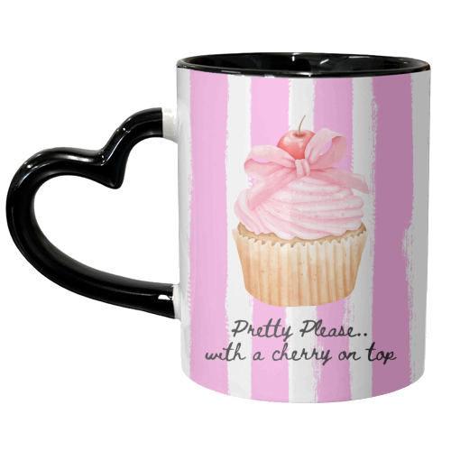 Cherry on top - unique mug by Ms Doodle
