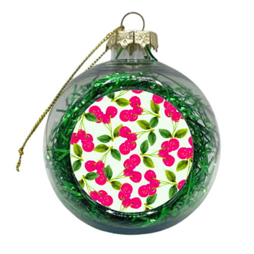 Cherry Picking - xmas bauble by Uma Prabhakar Gokhale
