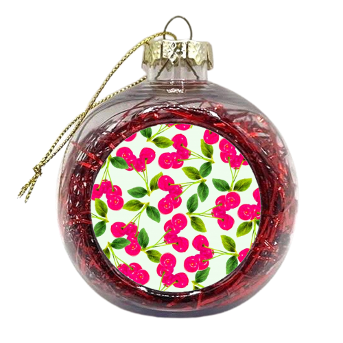 Cherry Picking - xmas bauble by Uma Prabhakar Gokhale