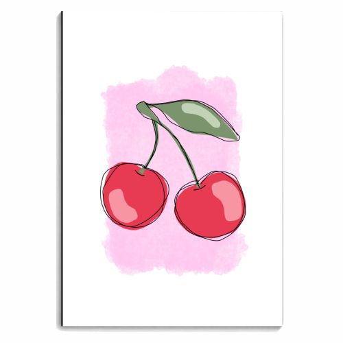 Cherry Sketch - personalised A4, A5, A6 notebook by Eloise