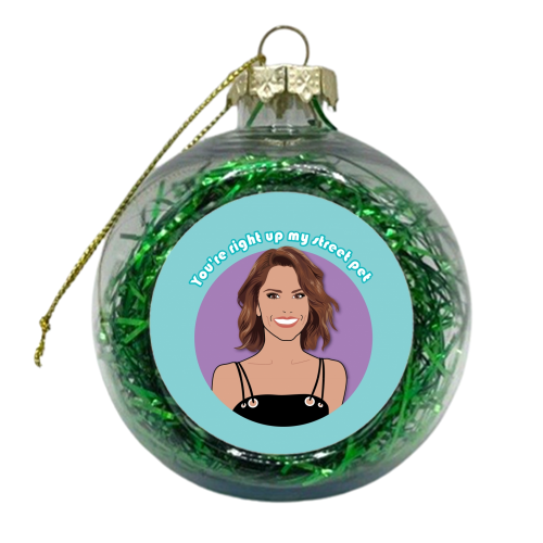 Cheryl - xmas bauble by Lizzie Barber